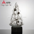 Luminous Glass Christmas Tree set Ins Decorate Light